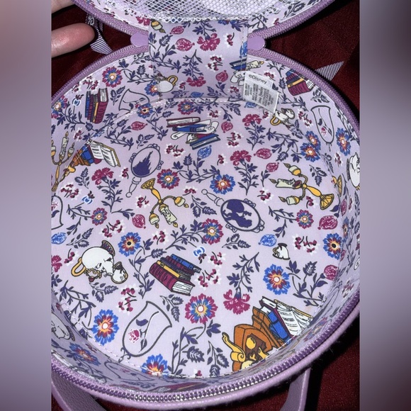 Vera Bradley Disney Beauty and the Beast Mrs Potts and Chip Cosmetic Case - Picture 3 of 7